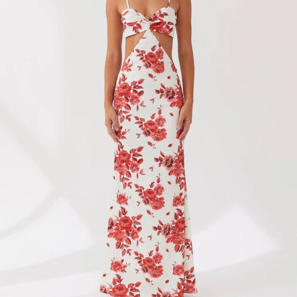 Peppermayo Rosie satin maxi dress